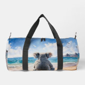 Koala op een zandstrand plunjezak (Achterkant)