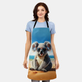 Koala op een zandstrand schort (Gedragen)