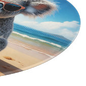 Koala op een zandstrand snijplank (Hoek)