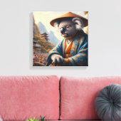 Koala Oud Japan Canvas Afdruk (Insitu (Woonkamer))