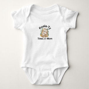 koala over tijd met mam Cute Koala Baby Romper