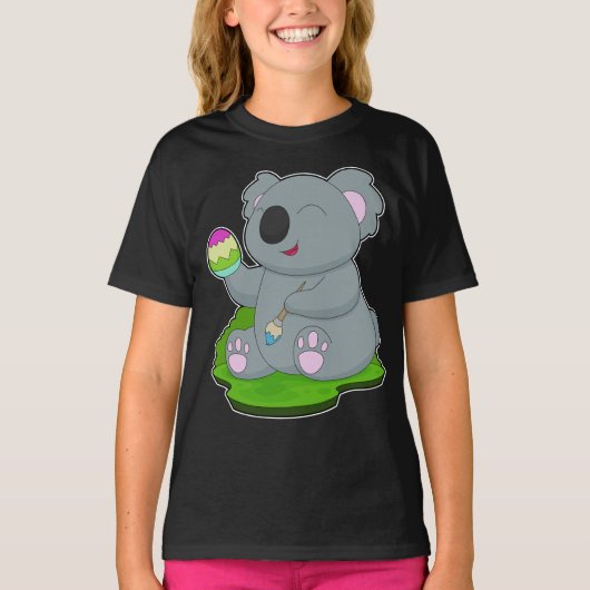 Koala Paasei schilderij T-shirt (Voorkant)