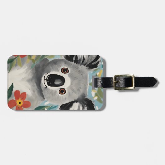Koala Painting Bagagelabel (Voorkant horizontaal)