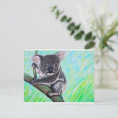 Koala Painting Briefkaart (Staand voorkant)