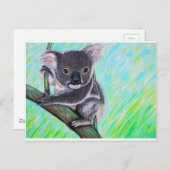 Koala Painting Briefkaart (Voorkant / Achterkant)