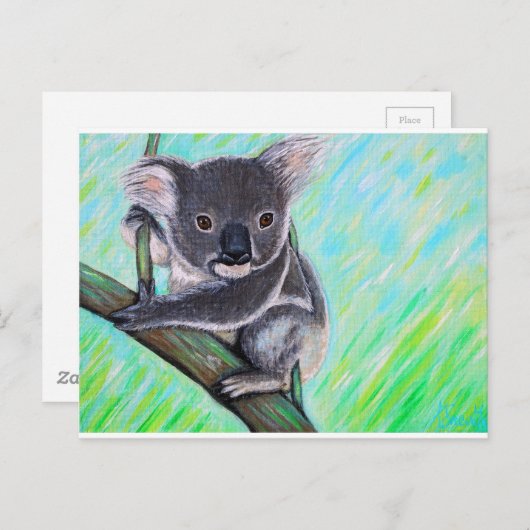 Koala Painting Briefkaart (Voorkant / Achterkant)