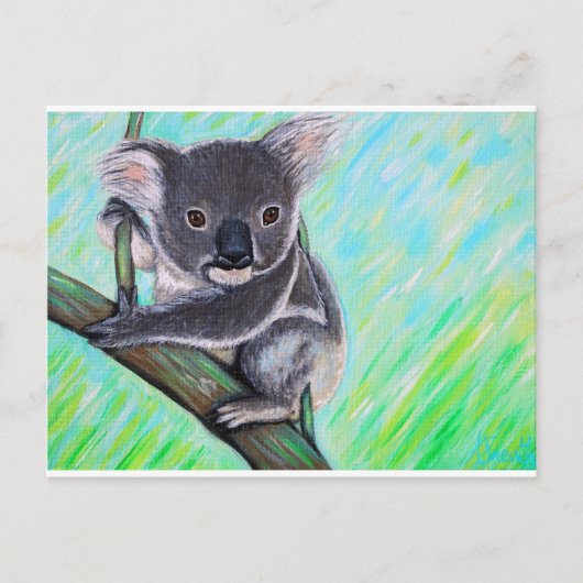 Koala Painting Briefkaart (Voorkant)