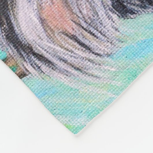 Koala Painting Fleece Deken (Hoek)