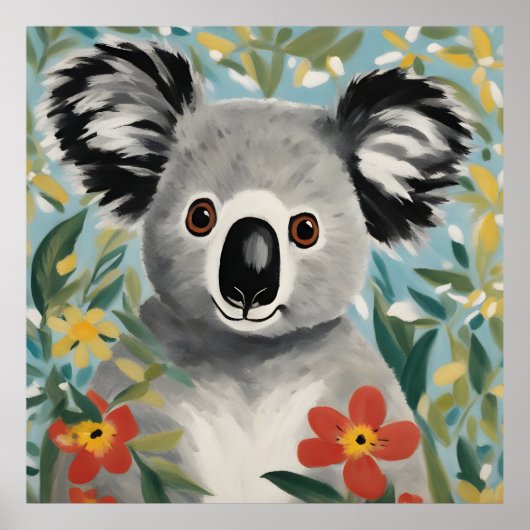 Koala Painting Poster (Voorkant)