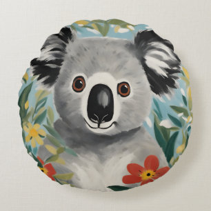 Koala Painting Rond Kussen