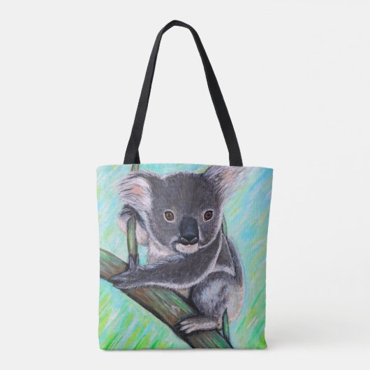 Koala Painting Tote Bag (Achterkant)