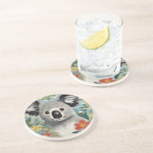 Koala Painting Zandsteen Onderzetter (Zijkant)