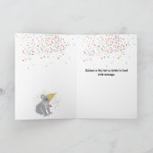 Koala Partying - Dimals Holiday - Nieuwe Jaren Kaart (Binnen)