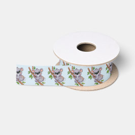 Koala-patroon Satijnen Lint