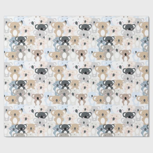 Koala Pattern-pakpapier Cadeaupapier (Vlak)