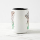 Koala Peek-A-Boo over een Mok (Midden)