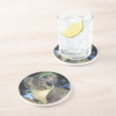 Koala, Phascolarctos cinereus), Australië Zandsteen Onderzetter (Zijkant)