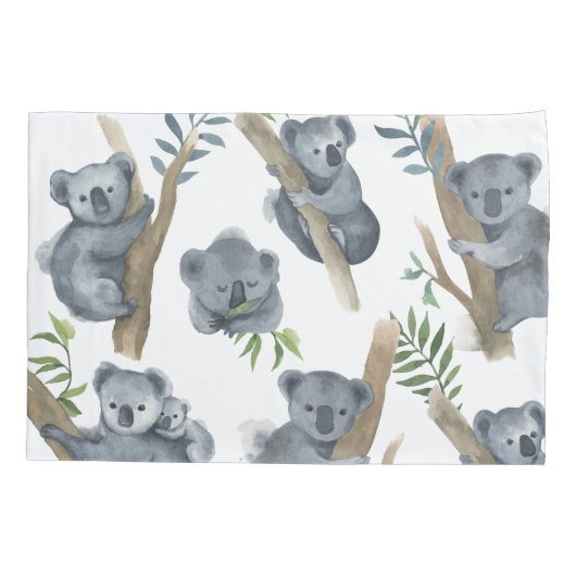 Koala Pillow Hoesje Kussensloop (Achterkant)