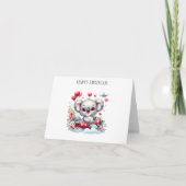 Koala Piloot Verjaardag Bedankkaart (Voorkant)