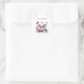 Koala Piloot Verjaardag Ronde Sticker (Tas)