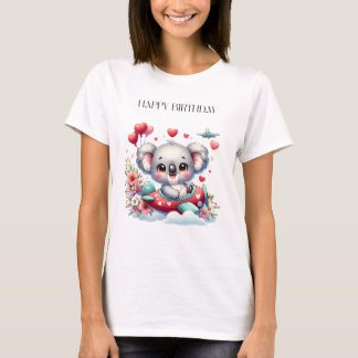 Koala Piloot Verjaardag T-shirt