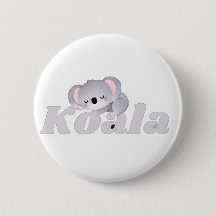 Koala Pin Button | BT21 Koya Badge | BTS cute pin