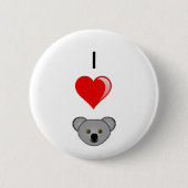 koala pin ronde button 5,7 cm (Voorkant)