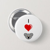 koala pin ronde button 5,7 cm (Voorkant /achterkant)