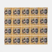 Koala Piratenpatroon Fleece Deken (Voorkant (Horizontaal))