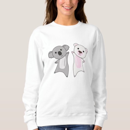 Koala Polar Beer Cute Animals Children Trui (Voorkant)