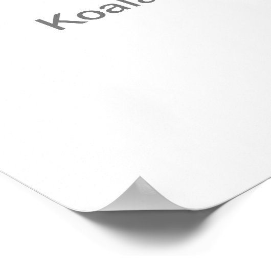 Koala - poster (Hoek)