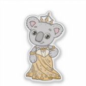 Koala Princess Sticker (Voorkant)