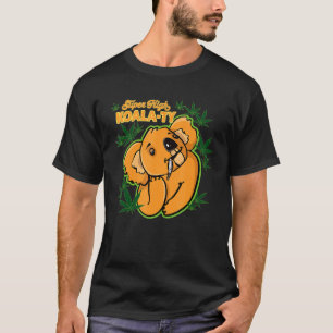 Koala Pun Pot Lovers Super High Koala-Ty Kush Smok T-shirt