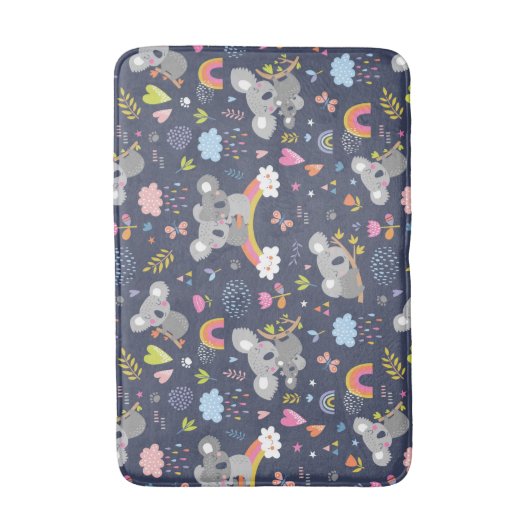 Koala Rainbow Love Pattern Badmat (Voorkant Verticaal)