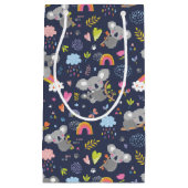 Koala Rainbow Love Pattern Klein Cadeauzakje (Voorkant)