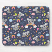 Koala Rainbow Love Pattern Muismat (Voorkant)