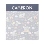 Koala Rainbow Love Pattern Notitieblok (Voorkant)