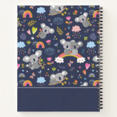 Koala Rainbow Love Pattern Notitieboek (Achterkant)