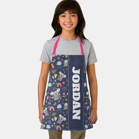 Koala Rainbow Love Pattern Schort (Insitu)