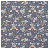 Koala Rainbow Love Pattern Stof (Swatch)
