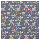 Koala Rainbow Love Pattern Stof (Swatch)