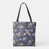 Koala Rainbow Love Pattern Tote Bag (Achterkant)