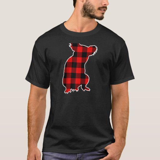 Koala Red Buffalo geplakt Beer T-shirt (Voorkant)