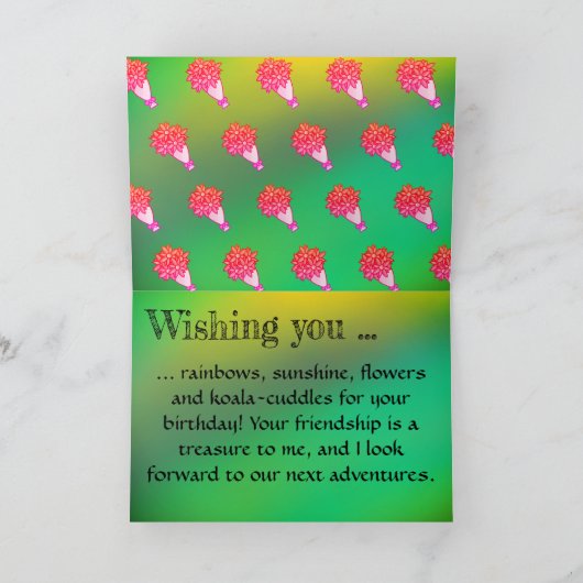 Koala Regenboogspringen Kaart (Binnen)