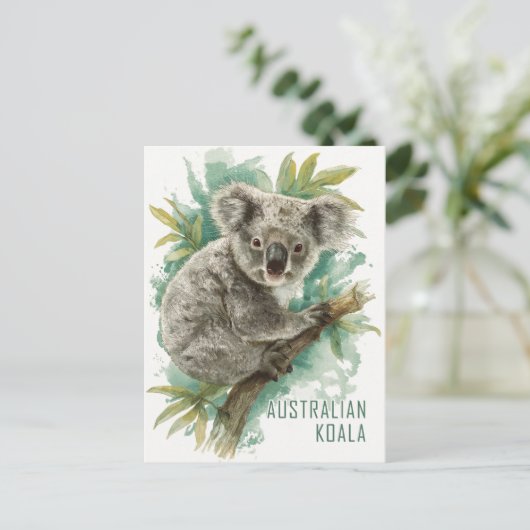  Koala Reizen Briefkaart (Staand voorkant)
