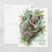 Koala Reizen Briefkaart (Voorkant / Achterkant)