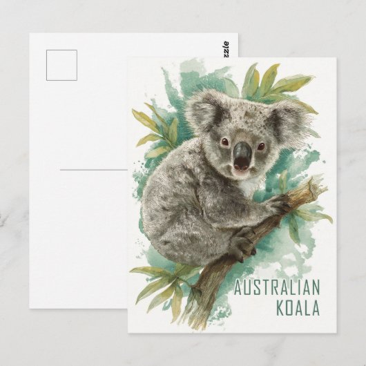  Koala Reizen Briefkaart (Voorkant / Achterkant)