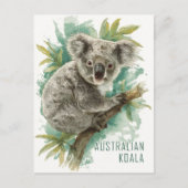  Koala Reizen Briefkaart (Voorkant)