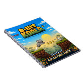 Koala, Retro 8-Bit Pixelkunst Notitieboek (Rechterzijde)