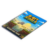 Koala, Retro 8-Bit Pixelkunst Notitieboek (Linkerzijde)
